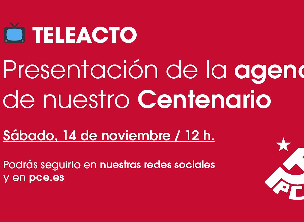 Teleacto de presentación de la agenda del Centenario.