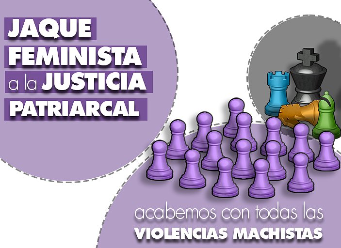 Manifiesto del PCE para el 25N I Jaque feminista a la justicia patriarcal