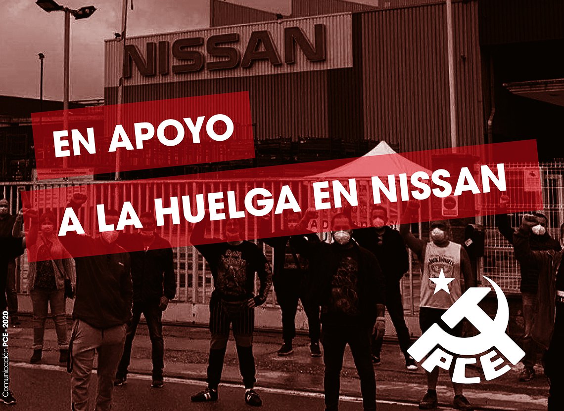 En apoyo a la huelga indefinida de Nissan en defensa de la industria y el empleo
