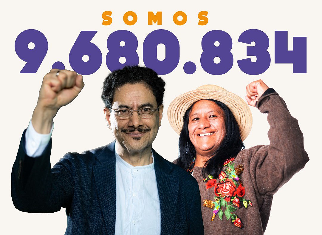 Felicitamos a Iván Cepeda y al Pacto Histórico y exigimos garantías democráticas ante la segunda vuelta.
