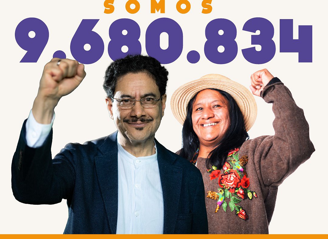 Felicitamos a Iván Cepeda y al Pacto Histórico y exigimos garantías democráticas ante la segunda vuelta.