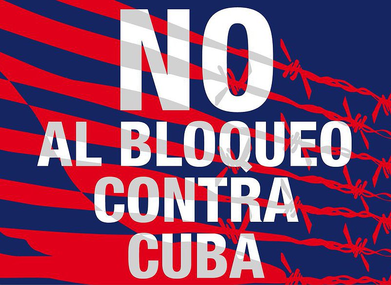 Denunciamos el criminal bloqueo de Estados Unidos contra Cuba: #BloqueoNoSolidaridadSí