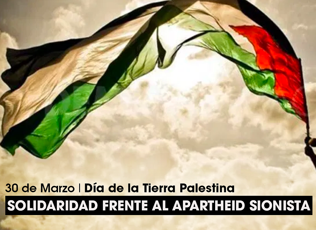 Solidaridad con la lucha de Palestina frente al apartheid sionista