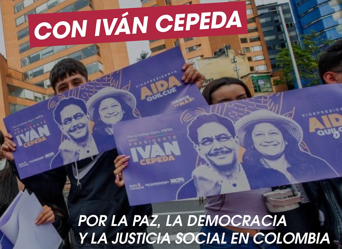 Con Iván Cepeda por la democracia, la paz y la justicia social en Colombia