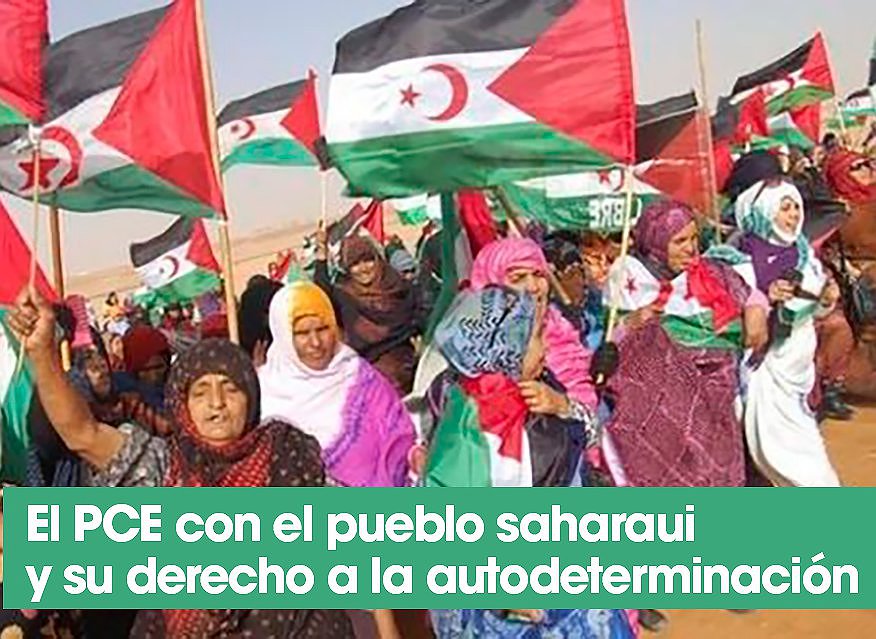 Reafirmamos nuestra solidaridad con la lucha del pueblo saharaui